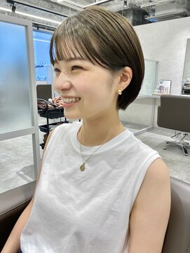 キートス 高知店(kiitos) ◯大人可愛い耳かけコンパクトショートボブ20代30代40代