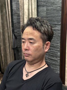 プレミアムバーバー 表参道店(PREMIUM BARBER produce by HIRO GINZA) 朝のセットが楽に！ボリュームアップパーマ