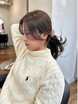 アリスバイアフロート 自由が丘(ALICe by AFLOAT) 結んでても可愛いサイドバング