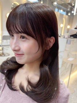 シー バイ ロンド 新宿(Sea by Lond) 韓国風前髪×レイヤーカット【髪質改善/新宿/レイヤーカット】