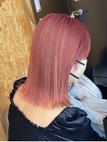 アフターニュース 新潟(afternews)&nbsp;ピンクベージュカラー/ブリーチ/ダブルカラー/新潟