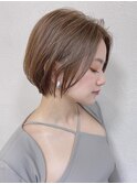 前髪なし大人ショートボブ20代30代40代表参道