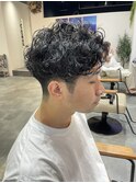 【くるくる無造作パーマ】