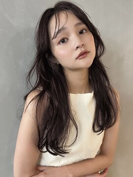 パーク(PARK) 【PARK】ニュアンスレイヤー×暗髪ラベンダーベージュ