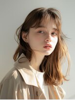 トッカ ヘアーアンドトリートメント 津田沼店(tocca hair&treatment)&nbsp;メルティーカラー　フェミニンセミロング