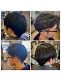 毛流れショート