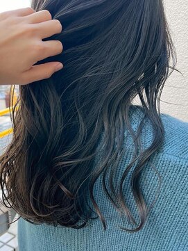 リトン(reton) 韓国風巻き×艶髪×アッシュブラック/アッシュ