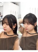韓国スタイル/チュラルくびれへア_くびれ巻き_レイヤーカット