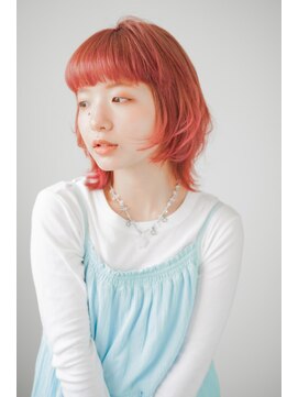 ビビディ バビディ ブー 河原町三条店(Bibbidi.bobbidi.boo) 顔周りザクザクレイヤー/ピンク