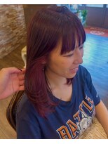 ヘアードレス ル レーヴ(hair dress Le reve)&nbsp;暖色ピンクカラー