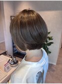 【comfy 佐藤】大人ショート　ハイライト【草加/谷塚美容室】
