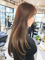 エイス 梅田 中津(Ace)&nbsp;レイヤーカット　マロンベージュ