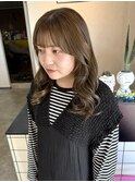 ブリーチなしダブルカラー×オリーブベージュ