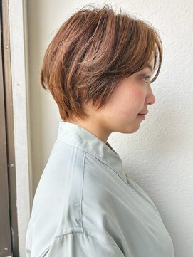 カバーヘア ブリス 川口(COVER HAIR bliss) ふんわり丸みショート◎前髪なし×小顔ハンサム美髪p川口