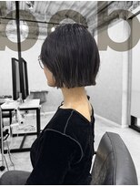 フランチェスカドットボブ(francesca.bob)&nbsp;ダークグレー×切りっぱなしボブ