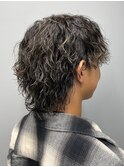 メンズウルフ/men's/スパイラルパーマ/波巻き/ツイスパ