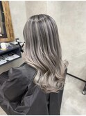 バレイヤージュ、ハイライト、レイヤーロング、キッズカット