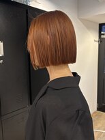 テンダー(Tender)&nbsp;オレンジベージュ×ミニボブ