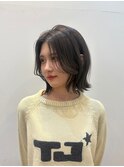 くびれレイヤーカット◎オリーブグレージュ