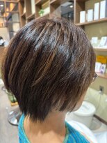 ヘア アンド ビューティ ビーズアモール 春日井神領店(Hair&Beauty B's amor)&nbsp;大人美シルエットショートボブ