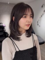 エトワ 中央店(etoi)&nbsp;大分ミディアムボブレイヤー軽め韓国レイヤーくびれスタイル