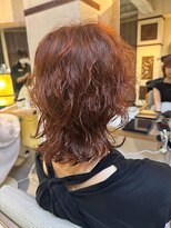 ヘアリゾート粋 ウナム 新宿東口店(enam)&nbsp;艶髪ライトブラウン/ウルフレイヤー/デザインパーマ