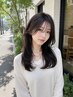 【白髪染め】カット+エイジングケアカラー+ハホニコtreatment￥9900→￥7150