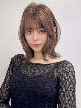 アビー(ABBEY3) 顔周りレイヤー小顔レイヤー韓国レイヤーくびれレイヤーおくれ毛