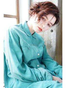 ラヴィズム 長岡店(LUVISM) 大人×可愛いラフカールショートボブ