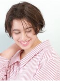 伸ばしかけでも◎春のマッシュショート　【銀座】