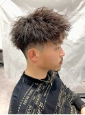 横顔ジェットツイストパーマ