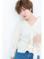 モッズヘア 越谷(mod's hair)&nbsp;ルーズな無造作束感ハンサムショートマッシュY越谷20代30代40代