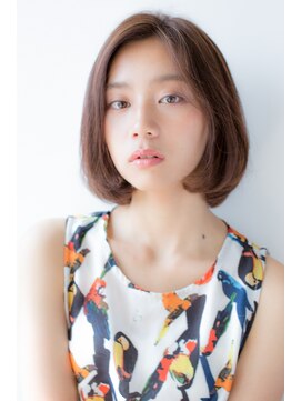 ノーブル 白金台店(Noble by PROGRESS) 長め前髪柔らかボブ/モカベージュ☆