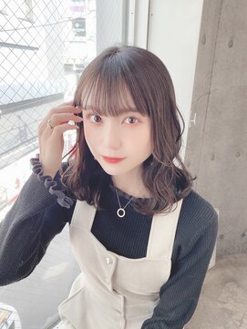 サロンドミルク 原宿(salon de MiLK) 【salon de MiLK 原宿】大人ウェーブ×アッシュベージュ