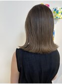 ハイライト_グレージュ_ミルクティーベージュ_くすみカラー