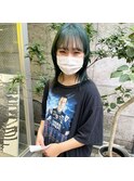 ブルーグリーン、グリーンカラー、ブルーカラー【木原】