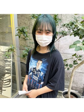 ノラ シブヤ(NORA) ブルーグリーン、グリーンカラー、ブルーカラー【木原】