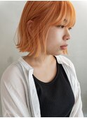 “オレンジボブ オレンジベージュ“