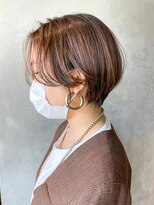 アイティーバイアルバム 松戸店(IT by ALBUM)&nbsp;ショートボブ_テラコッタくすみブルーミニウルフ_ba327301