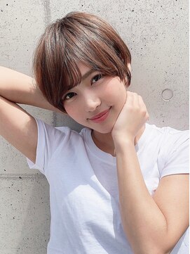 サードバイローラン(THiRD by ROULAND) 【THiRD 浅野】20代／30代/40代ピンクブラウンショート