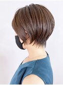 マッシュショート_フェザーバング_ショコラベージュ_ba350031