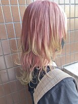 リアイス(Re:ICE) ミルキーピンクイエローグリーンポイントカラーミディアムウルフ