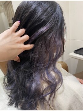 フレーム なんば店(FRAME) ラベンダー×インナーカラー