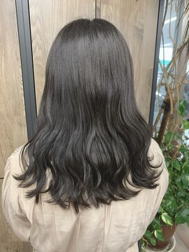 ヴィフ 大船(VIF) ロングヘア/グレージュカラー/黒髪/ココアベージュ/ツヤ髪スタイ