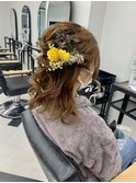 ゆる編み込みハーフアップ　美由紀#八王子#八王子美容室