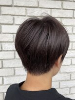 オーガニックエコ 川越(organic+eco)&nbsp;耳周りスッキリベリーショート×ベージュブラウン