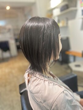 ツムグ 代官山店(TUMUGU) 30代40代50代×グレージュカラー白髪ぼかし×小顔ミディ代官山