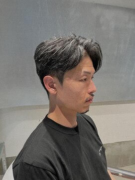ナッツメンズヘア(NUTS MEN'S HAIR) 白髪ぼかしハイライト