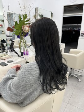 アオ 甲府本店(AO) 《AO hair》ブルーブラックカラー