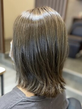 アトリエコア(Atelier Coa) 髪質改善トリートメントミルクティーベージュカラーくびれヘア